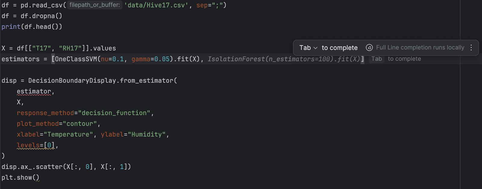 在 PyCharm 中使用自动补全进行重构
